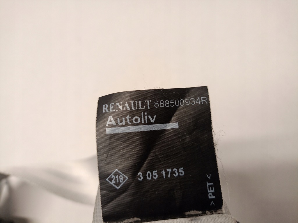 фото №8, Pas безпеки задня середній renault zoe