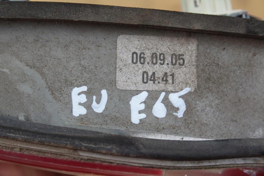 фото №8, Лампа задня задня ліва кришки bmw 7 e65 lift оригінальний номер 6938517