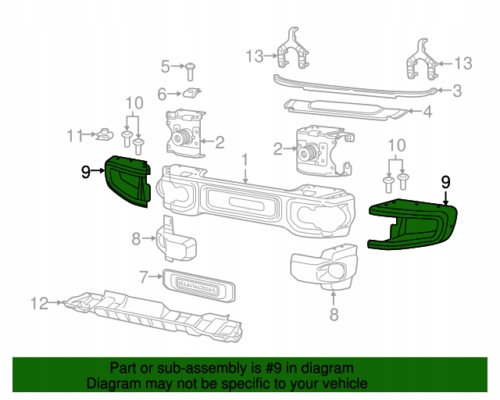 фото №4, Jeep wrangler, gladiator передняя часть бампер extension