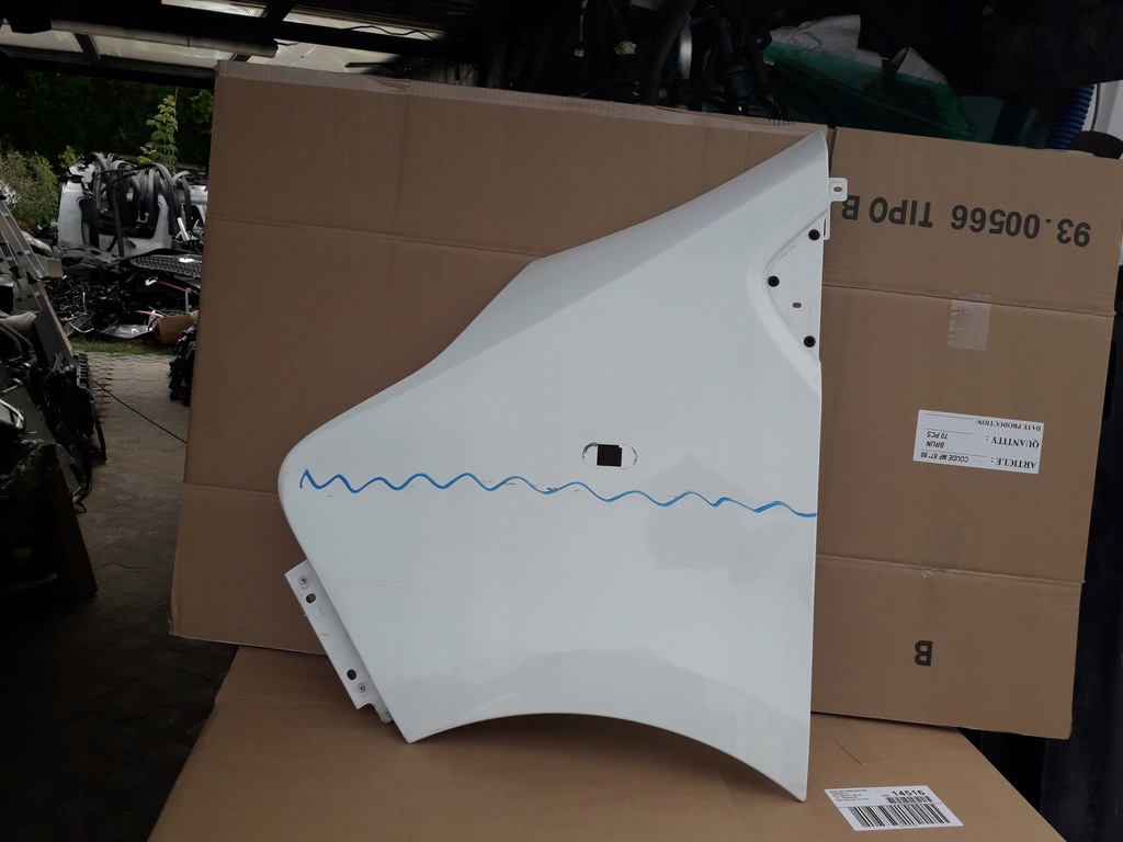 фото №1, Крыло левый перед renault trafic iii vivaro 14-