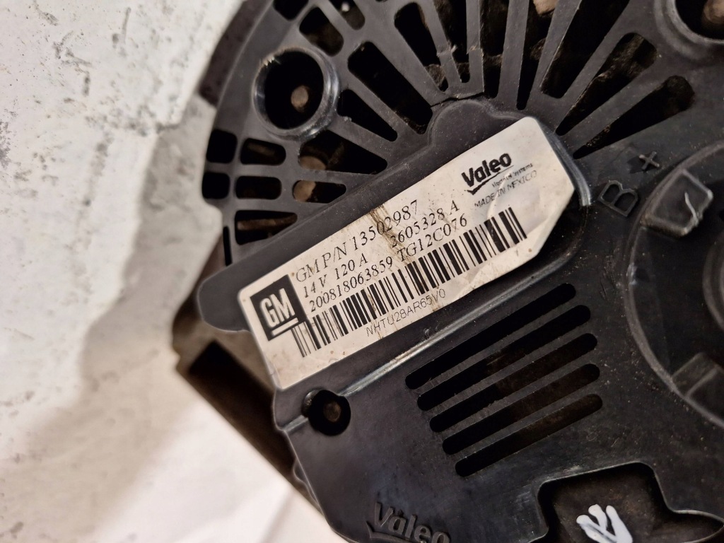 Генератор 13502987 opel astra j 1.3 cdti 09- Недорого