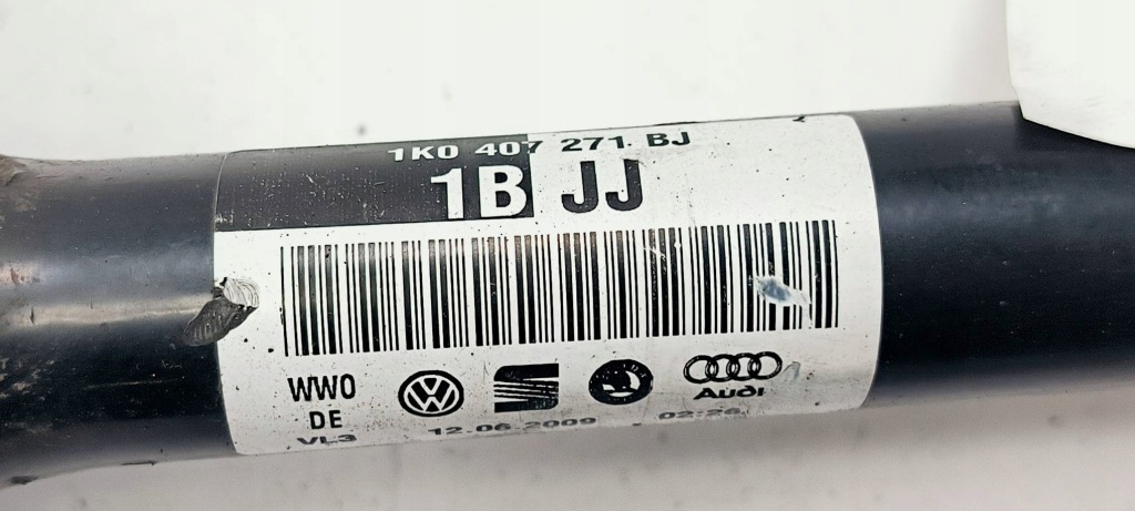 фото №2, Приводной вал левая перед 1k0407271bj skoda octavia ii