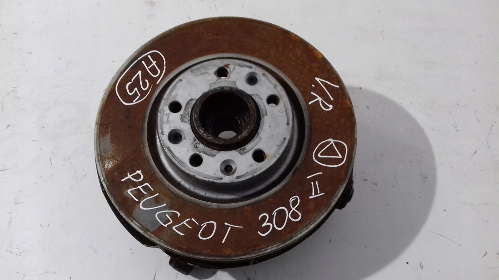 фото №1, Peugeot 308 ii поворотний кулак правий перед ступиця a2 254