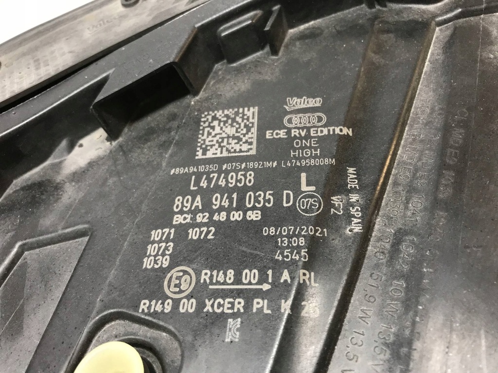 фото №14, Лампа фара лівий audi q4 e-tron 89a led matrix 89a941035d