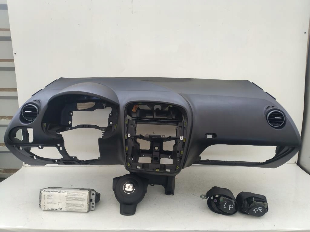 фото №1, Приборная панель консоль seat altea xl air bag ремни комплект