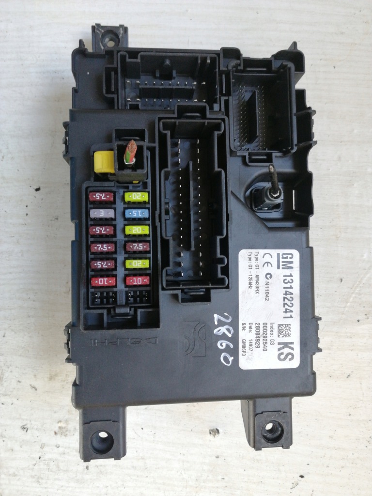 фото №1, 2860.skrzynka предохранителей opel corsa d 13142241