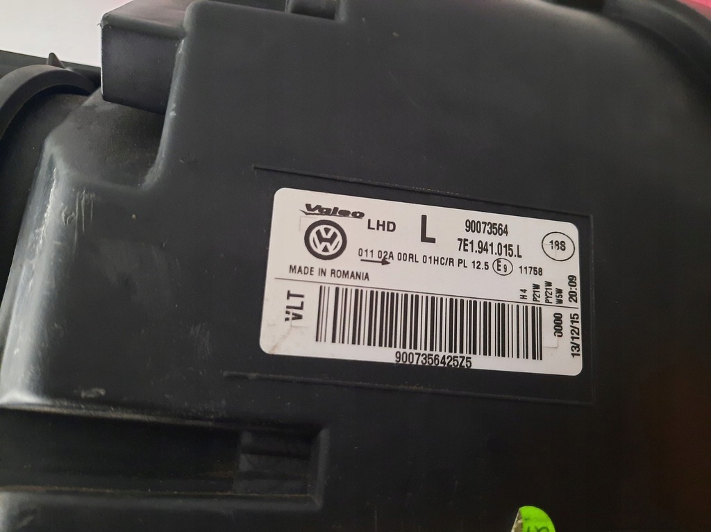 фото №8, Vw transporter t6 лампа ліва перед передня