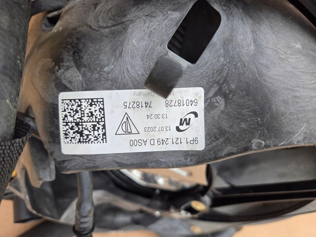 Комплект радиатор вентилятор porsche boxter 982 cayman 718 левая сторона Оригинал