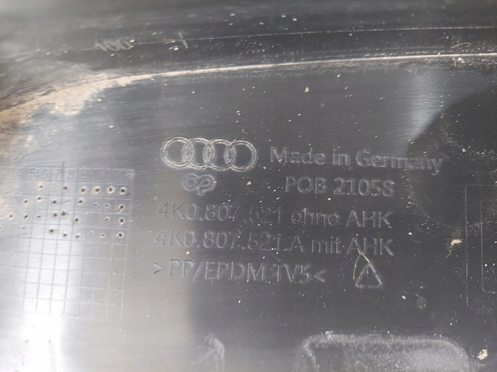 фото №6, Audi a6 c8 4k5 бампер задня 4k5807511 оригінал