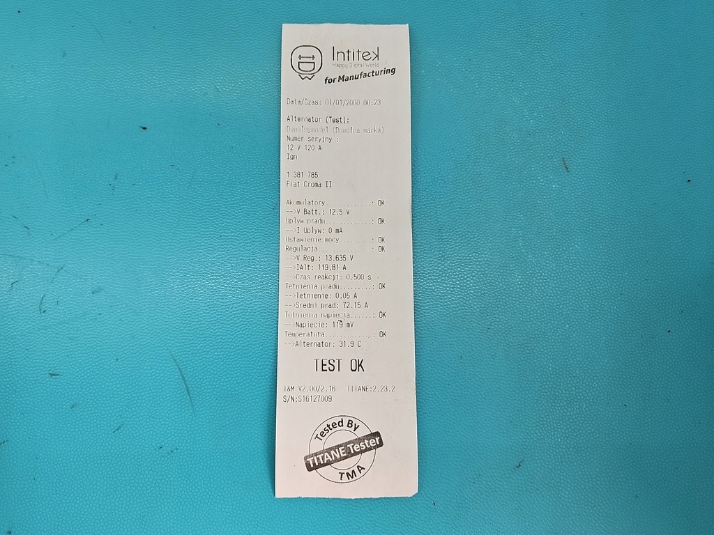 фото №6, Test генератор fiat croma ii 1.9 jtd 939a1000