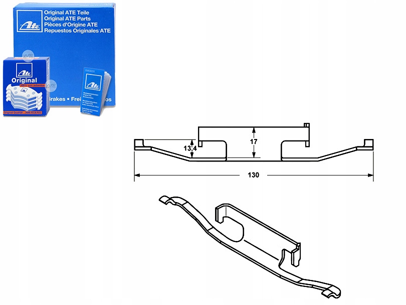 Купить Ate набор tulei направляющих k0031 1097 82028700