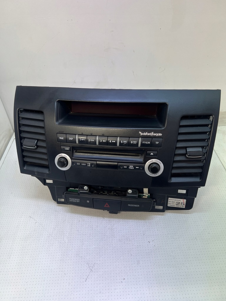 фото №1, Радио радиопроигрыватель дисплей 8701a278 cd mp3 mitsubishi lancer 8 viii