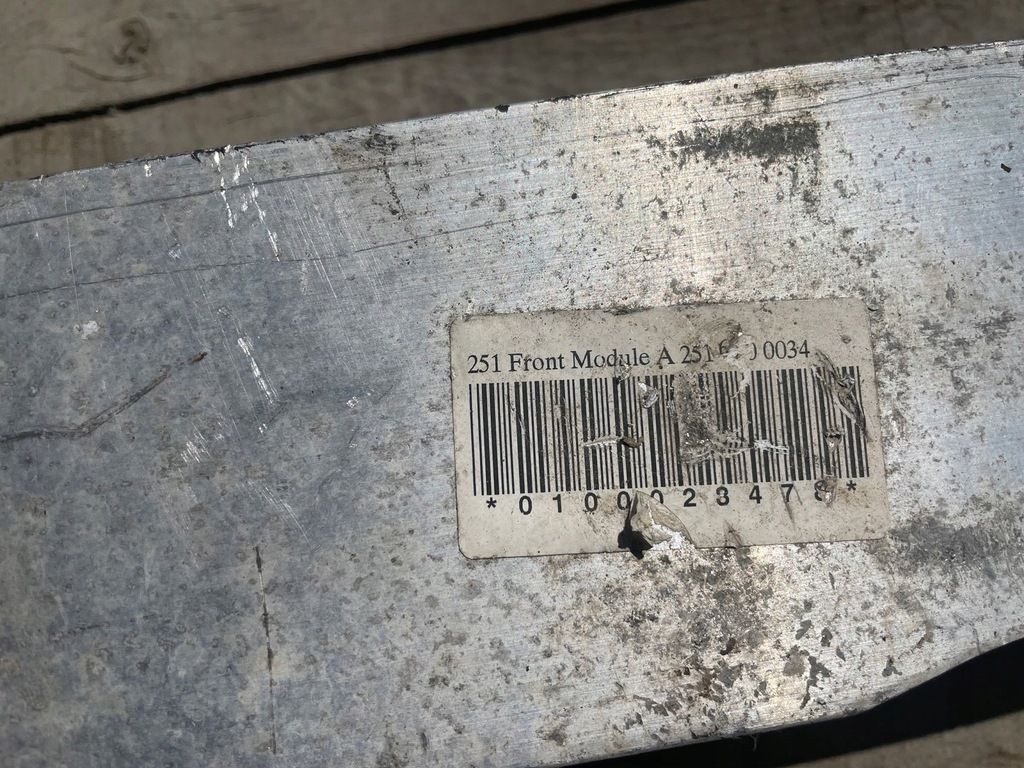 фото №4, Балка бампера перед mercedes r klasa w251 a2516200034