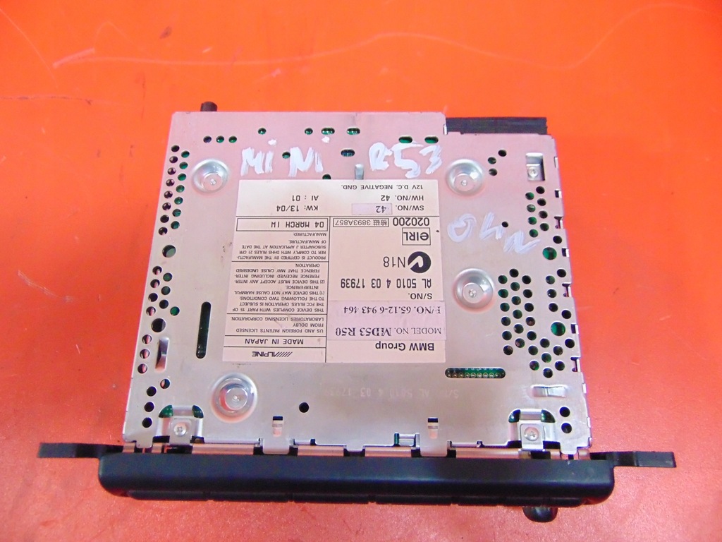 фото №4, Mini cooper s r53 радіо касета радіопрогравач 6943464