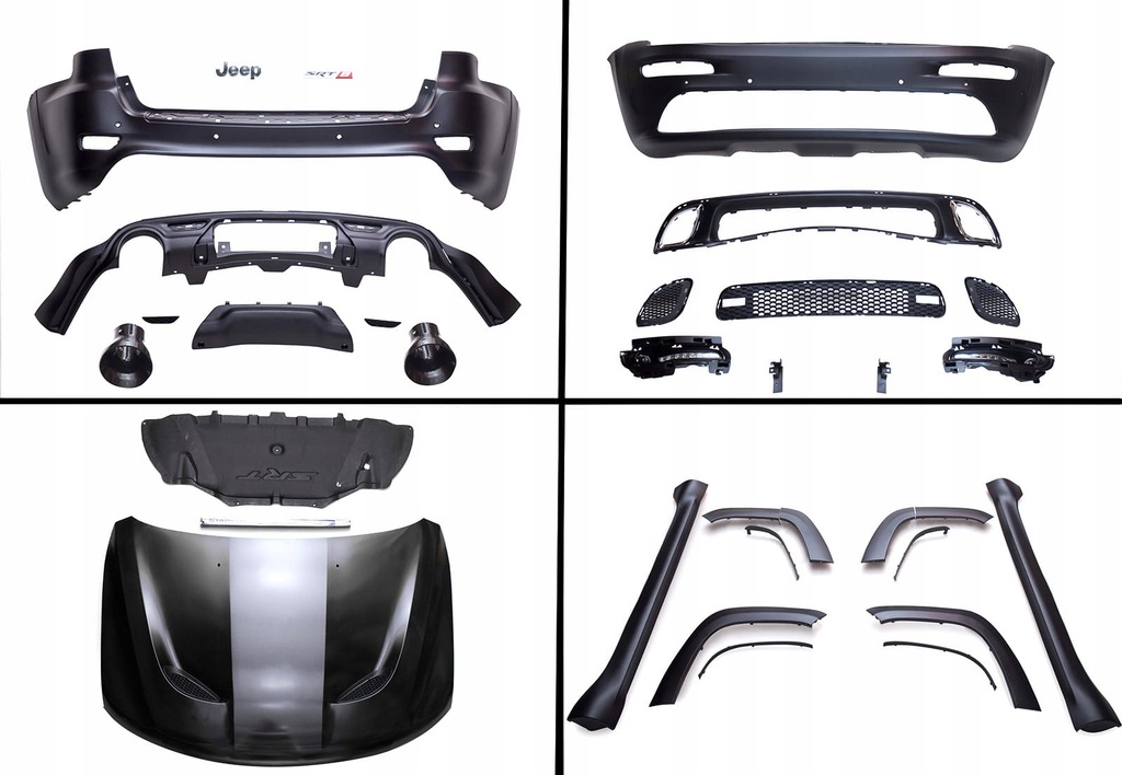 фото №8, Jeep grand cherokee iv wk2 2014-2017 кузов kit набір стайлінговий srt
