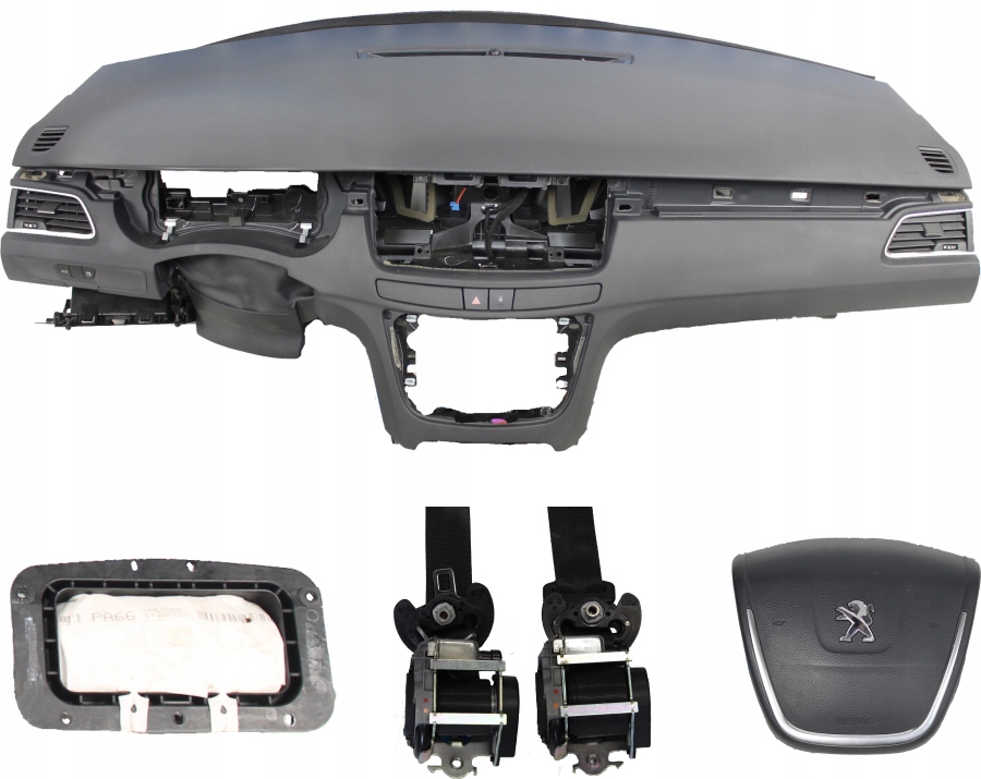 фото №1, Приборная панель консоль подушка безопасности ремни peugeot 508