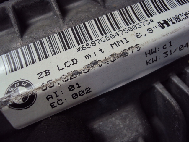 фото №6, Екран дисплей bmw serii 7 e65 e66 01-08