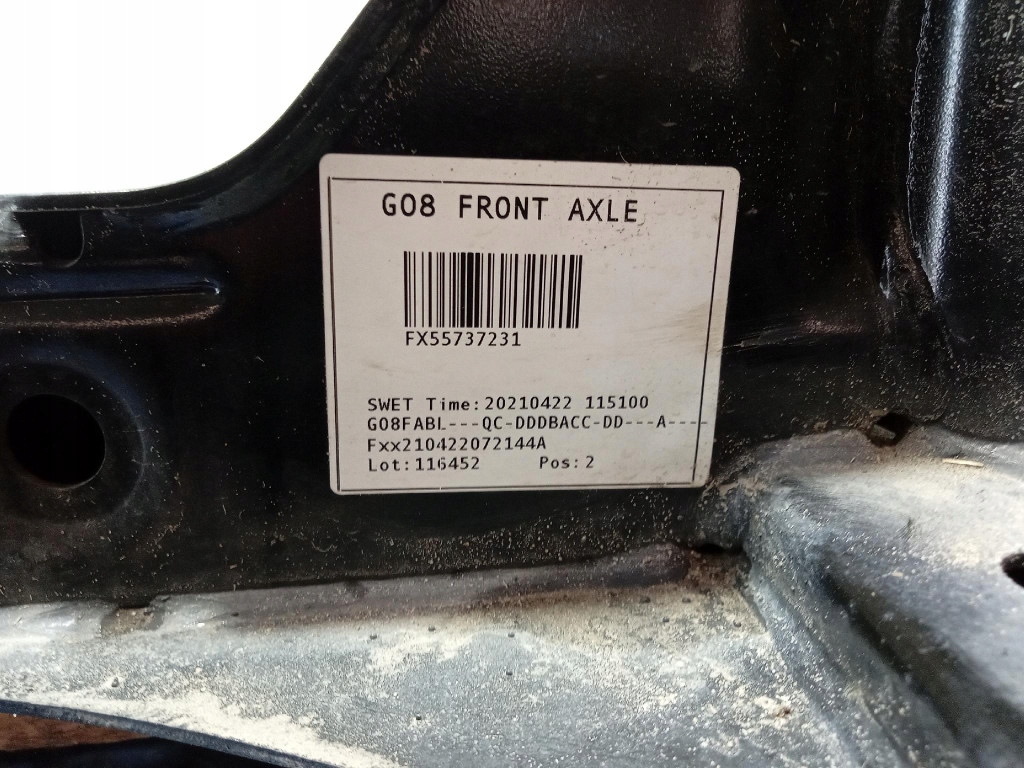 фото №8, Bmw ix3 g08 електрик поперечина підрамник підрамник підвіска перед 6888031