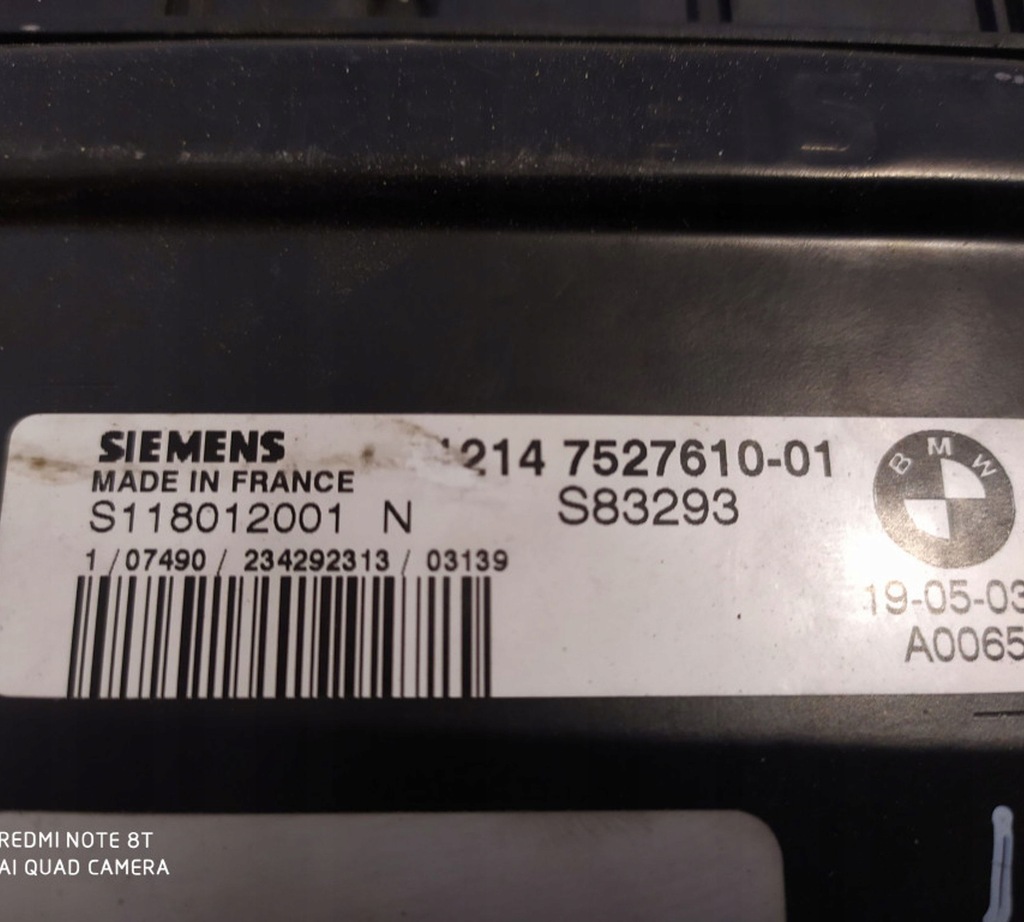 фото №4, Mini one - cooper r50 - 53 2003 блок керування / модуль ecu