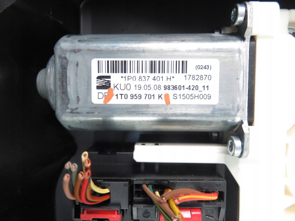 фото №5, Підйомник скло лівий передній seat leon ii 1p0837401h 1t0959701k 1k0959793n
