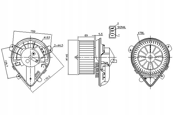 фото №1, Nissens воздуходувка citroen evasion jumpy fiat scudo