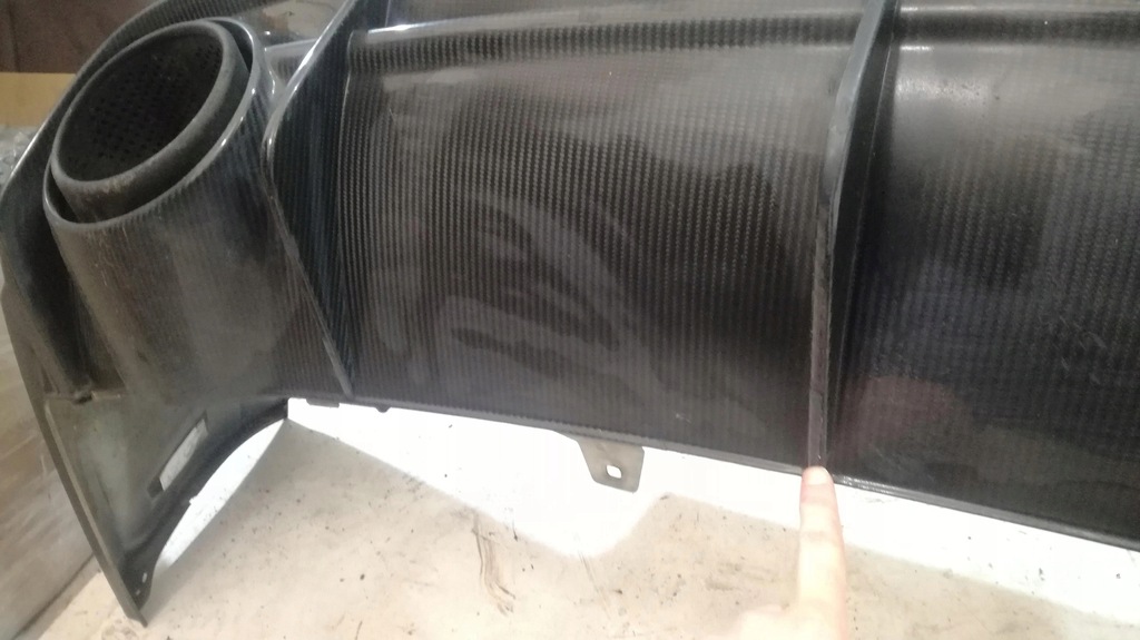 фото №14, Audi rs6 4g lift kombi бампер задняя задний карбон