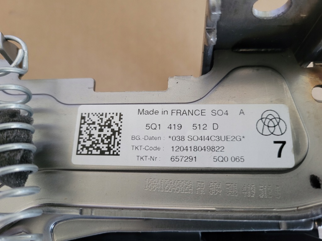 фото №5, Vw golf sportsvan колонка рулевая трансмиссия