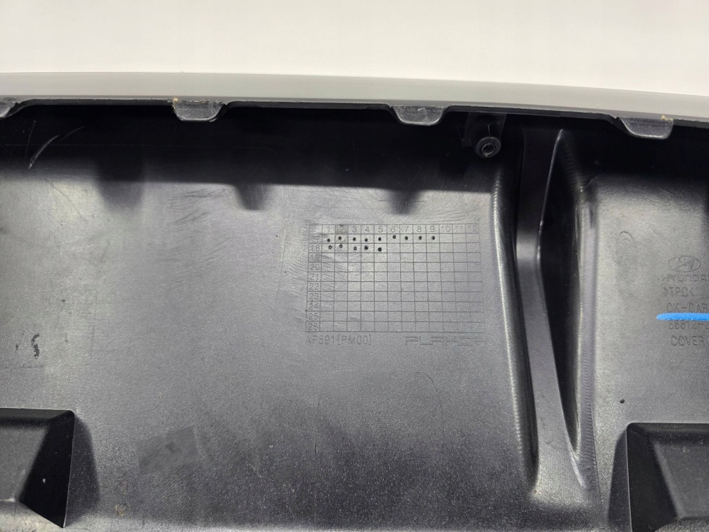 Спойлер дифузор накладка бампера kia stinger gt 17- задній в Україні