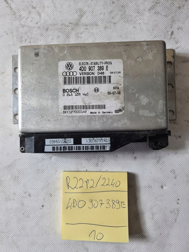 фото №1, Модуль блок управления esp audi a8 d2 4d0907389e