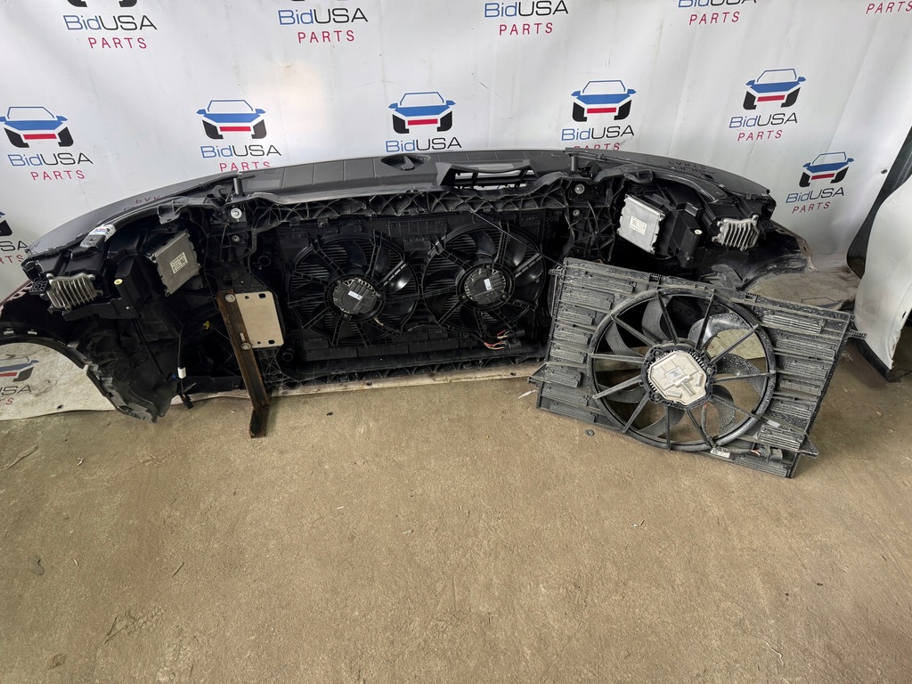 фото №6, Бампер передний kompletny лампы led eu балка шторка audi q5 80a 2018 s-line