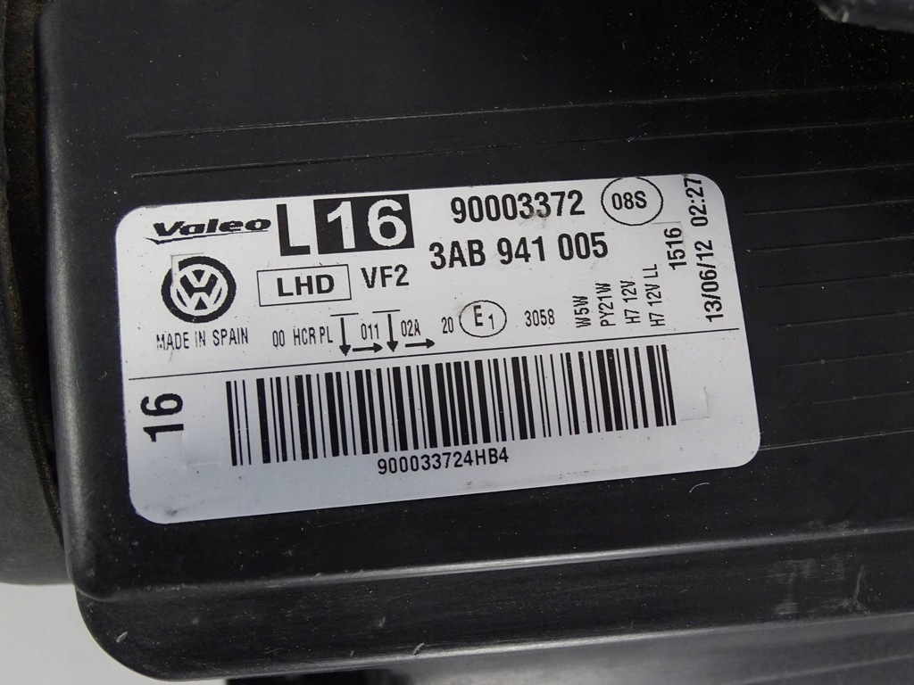 фото №6, Лампа перед передняя левая vw passat b7 3aa 10-14