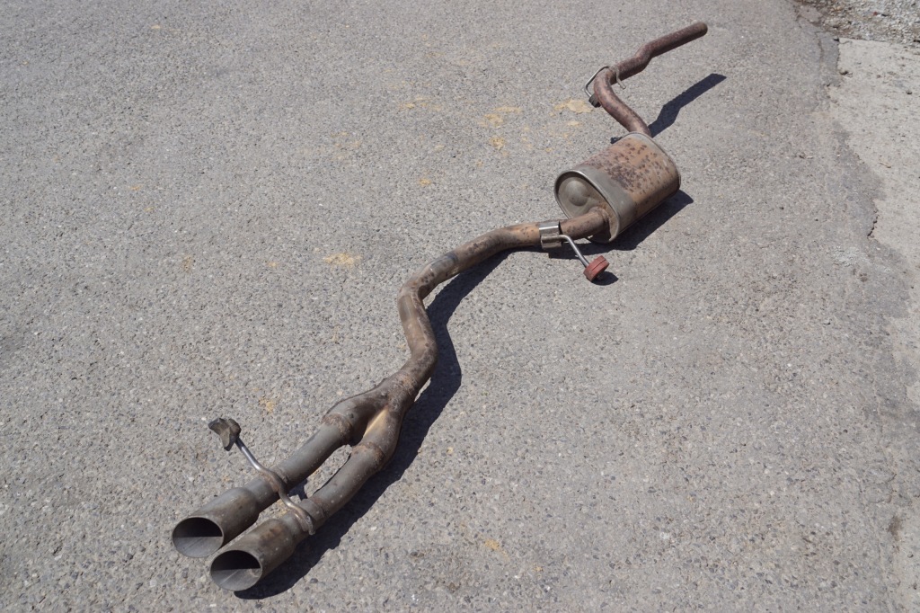 фото №9, Вихлоп гасник кінцевий vw passat b7 2.0 tdi 3c0253411bk