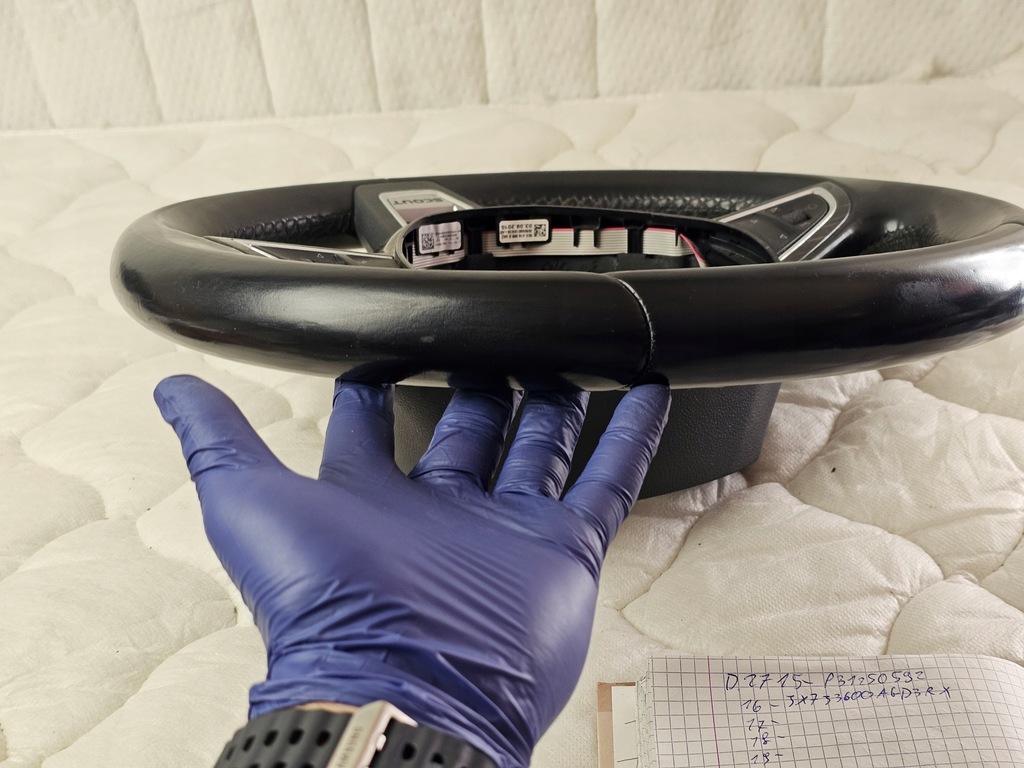 фото №9, Воздуховод кожа мультифункция skoda octavia iii scout 5e0419091bd