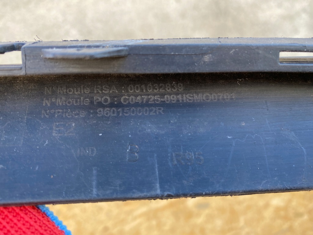 фото №5, Спойлер бампера перед 960150002r renault scenic iii