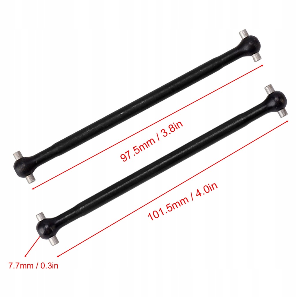 фото №7, Wał вал привідний zd racing 1/8 rc rc 2 szt