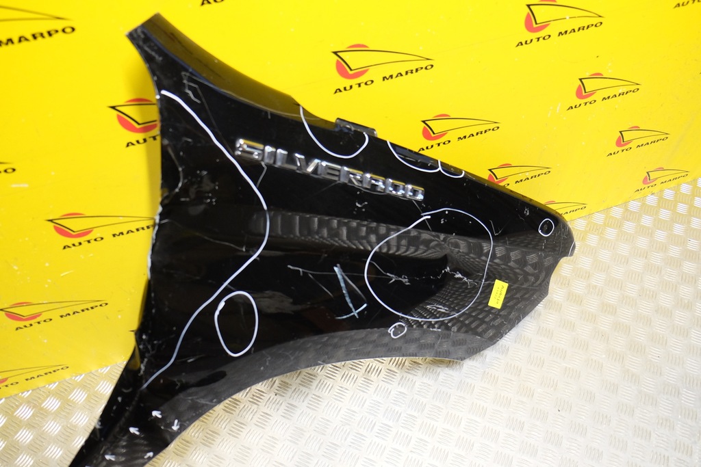 фото №12, Chevrolet silverado 1500 2019- крыло перед r usa