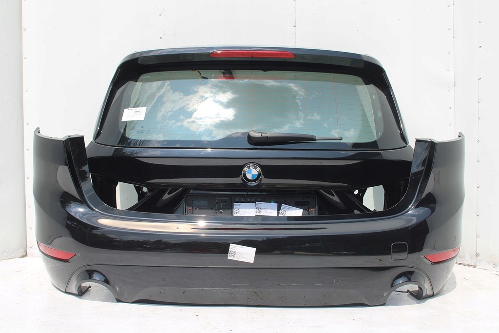 фото №8, Bmw 2 f46 lci задняя крышка багажника багажника бампер задний alpinweiss цвет + лампы t