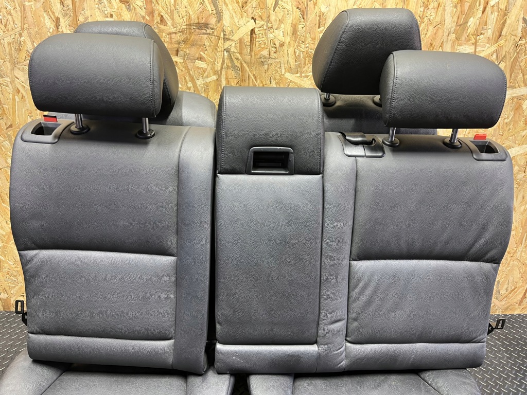 фото №10, Комплект сидіння заднє сидіння обшивки оббивка czarna шкіра europa bmw e61 gr