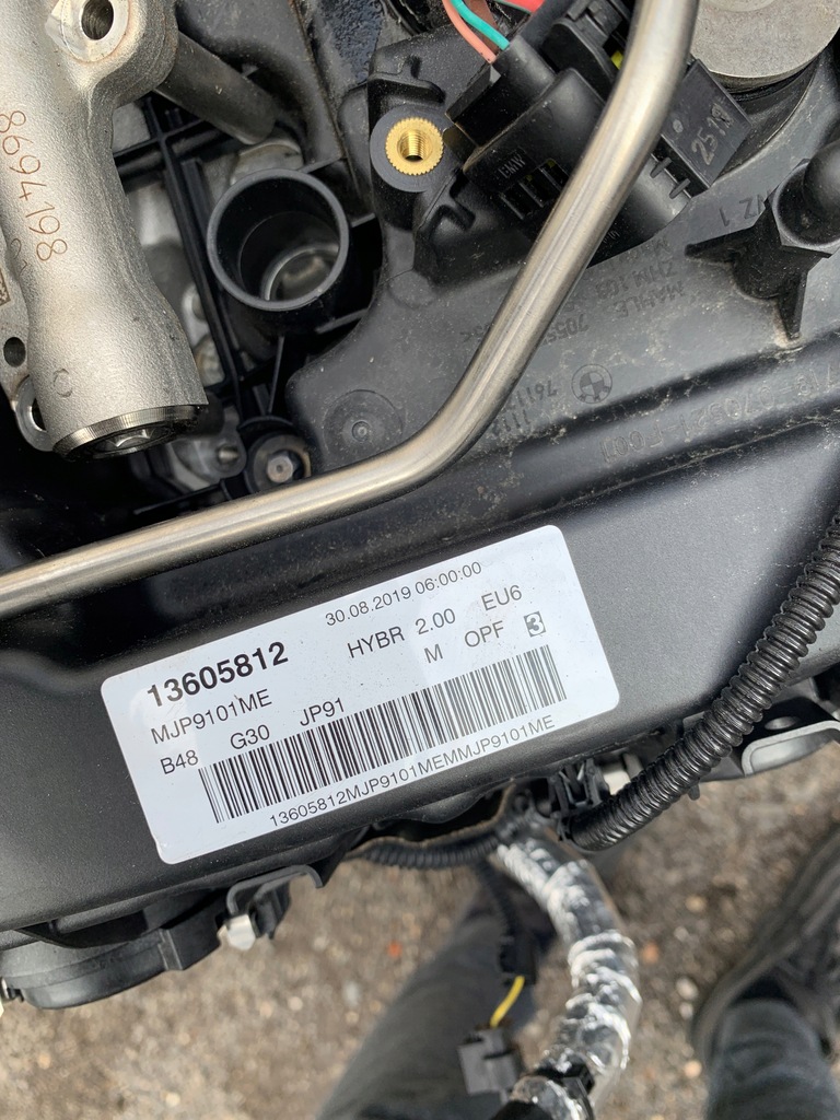 фото №7, Bmw g30 530e двигун kompletny гібрид 252km b48b20