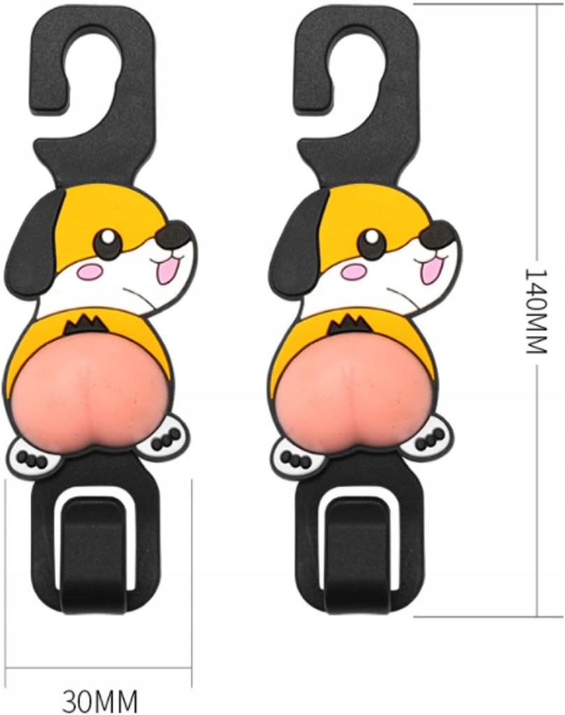 фото №7, 2 szt. гачки na підголівник автомобільний, гачок do підголівник, автомобілі легкові