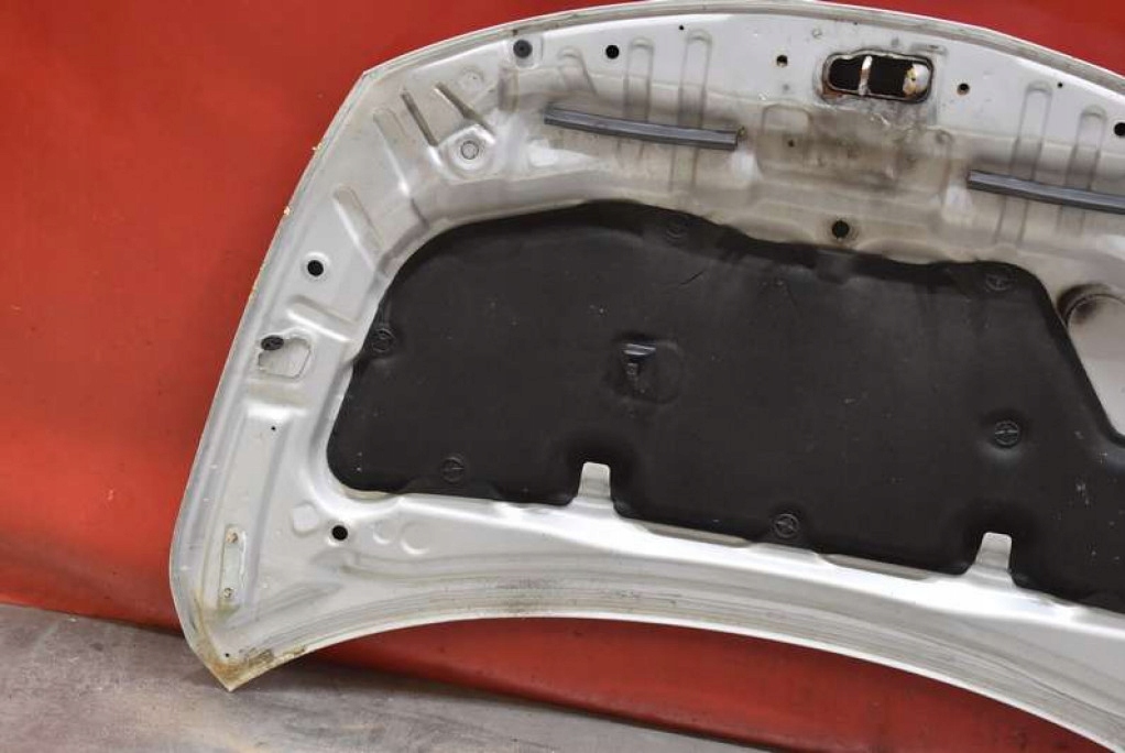 фото №12, Капот крышка двигателя серебристая nissan tiida 04-12