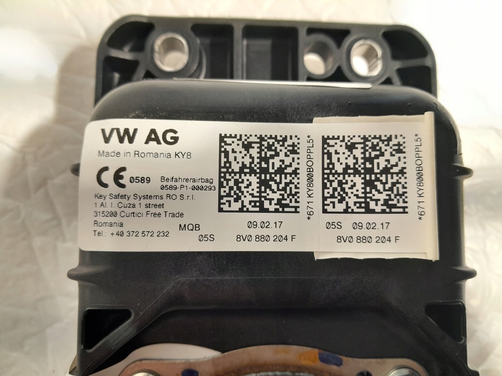 фото №5, Audi s3 8v lift подушка повітряна пасажира подушка безпеки - 8v0880204f