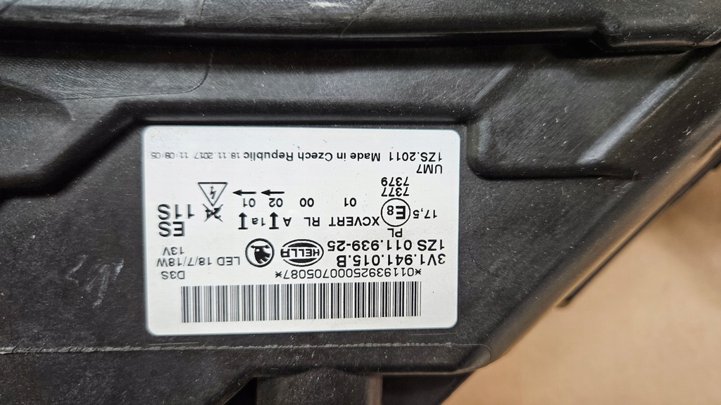 фото №11, Лампа перед ліва skoda superb iii ксенон 3v1941015b