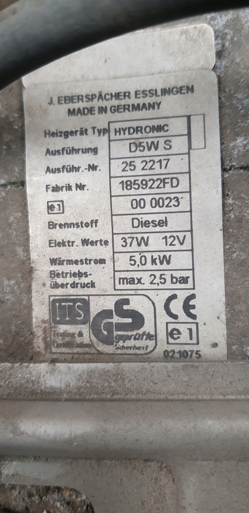 фото №6, Webasto обогреватель стояночный renault espace 4