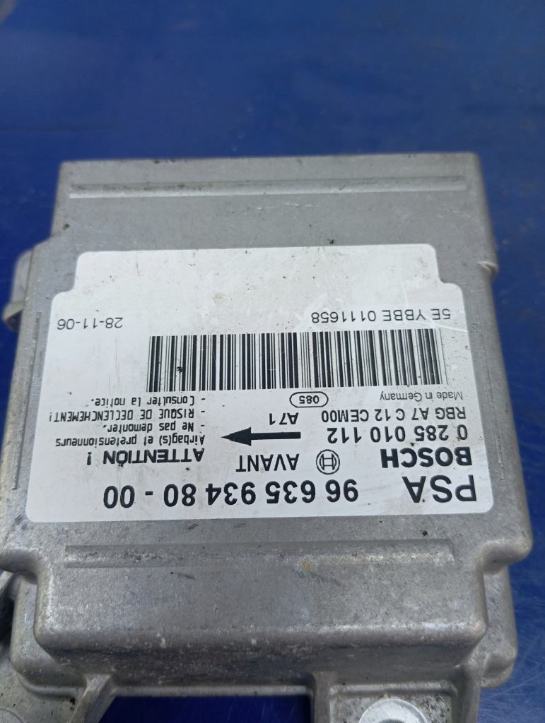 фото №7, Peugeot 207 модуль подушка безпеки 9663593480