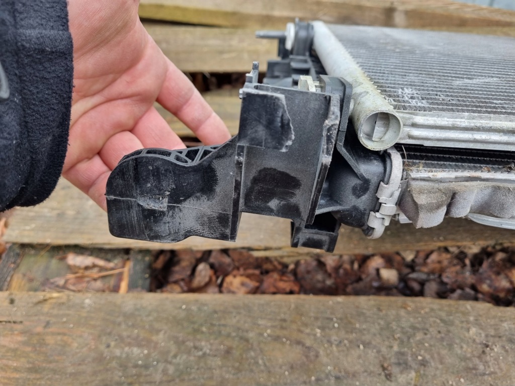 Opel astra k v радиатор воды кондиционера комплект с Разборки