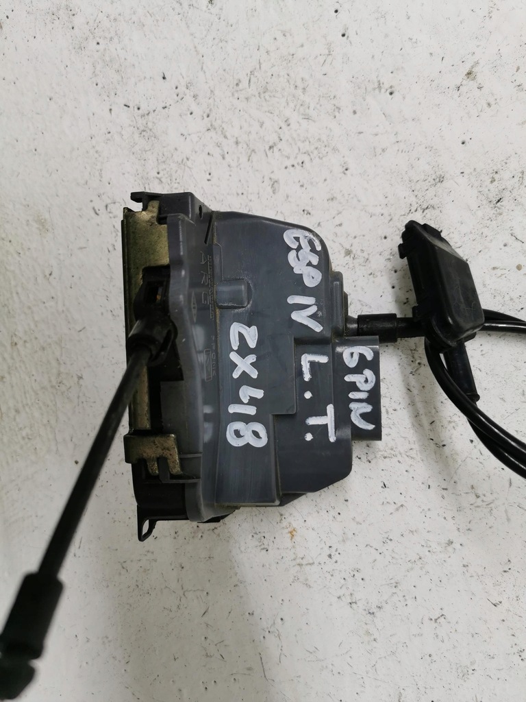 фото №3, Замок дверь левый задняя renault espace iv 6 pin