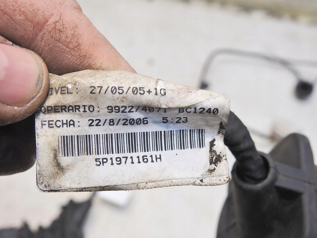 фото №6, Джгут електропроводка двері задня seat altea 5p1971161h