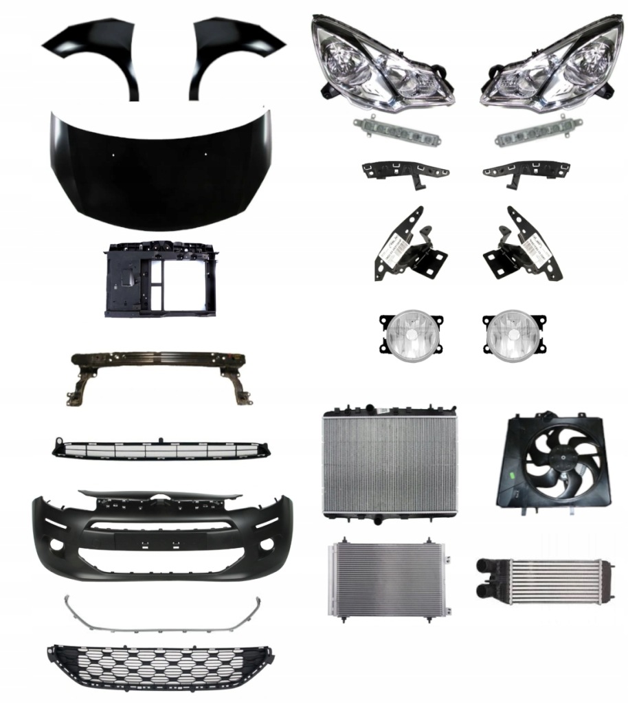 фото №1, Citroen ds3 10-15 бампер pas крила