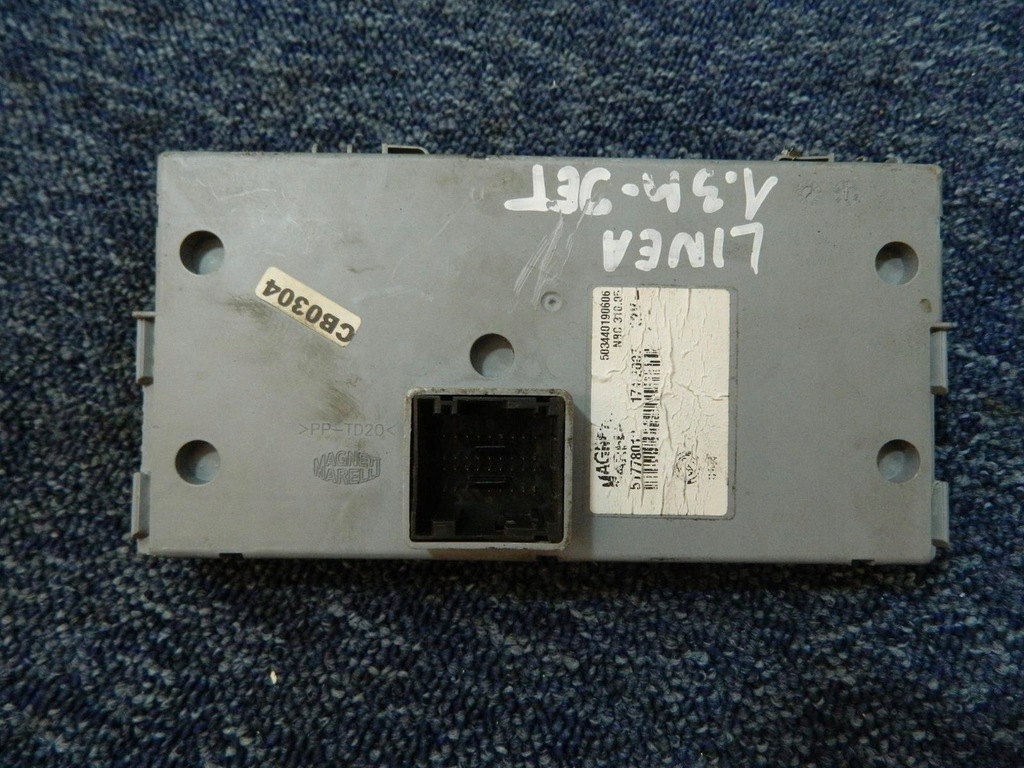 фото №6, Бортовой компьютер замок зажигания ключ bsi fiat linea 1.3 m-jet